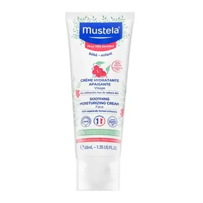 Mustela Bébé Soothing Moisturizing Face Cream zklidňující emulze pro děti 40 ml