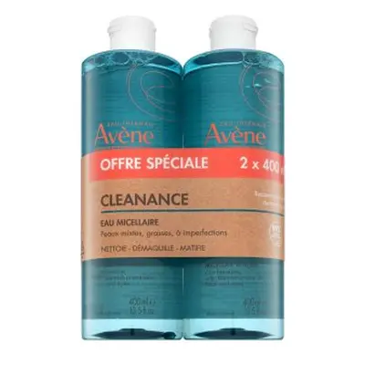 Avène Cleanance odličovací micelární voda Micellar Water 2 x 400 ml