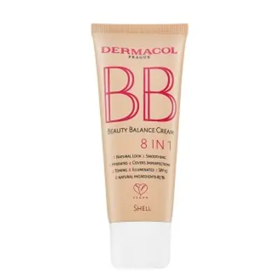 Dermacol BB Beauty Balance Cream 8in1 BB krém pro sjednocenou a rozjasněnou pleť Shell 30 ml