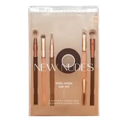 Real Techniques New Nudes Daily Swipe Eye Set sada štětců na oči