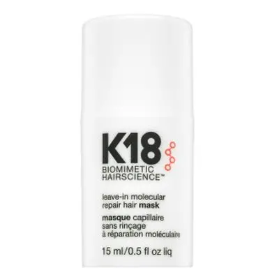 K18 Leave-In Molecular Repair Hair Mask bezoplachová péče pro velmi suché a poškozené vlasy 15 m