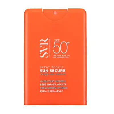 SVR Sun Secure sprej na opalování SPF50+ Moisturising Invisible Pocket Spray 20 ml