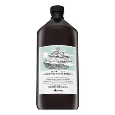 Davines Natural Tech Detoxifying Scrub Shampoo šamponový peeling pro rychle se mastící vlasy 100