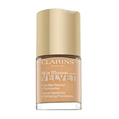 Clarins Skin Illusion Velvet Natural Matifying & Hydrating Foundation tekutý make-up s matujícím