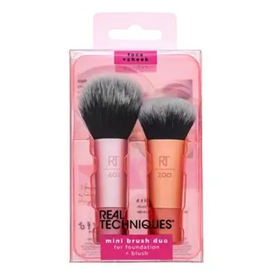 Real Techniques Mini Foundation & Blush Brush Duo sada štětců