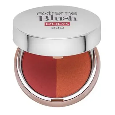 Pupa Extreme Blush DUO 130 Matt Salmon - Radiant Peach pudrová tvářenka 4 g