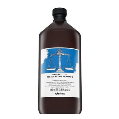 Davines Natural Tech Rebalancing Shampoo čisticí šampon pro mastnou pokožku hlavy 1000 ml