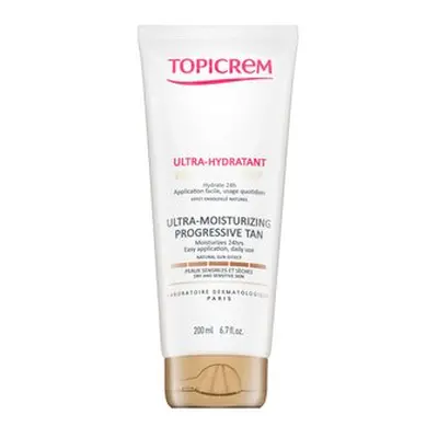 Topicrem Ultra-Moisturizing Progressive Tan samoopalovací krém s hydratačním účinkem 200 ml