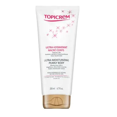 Topicrem Ultra-Moisturizing Pearly Body hydratační tělové mléko s perleťovým leskem 200 ml