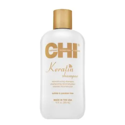 CHI Keratin Shampoo uhlazující šampon pro hrubé a nepoddajné vlasy 355 ml