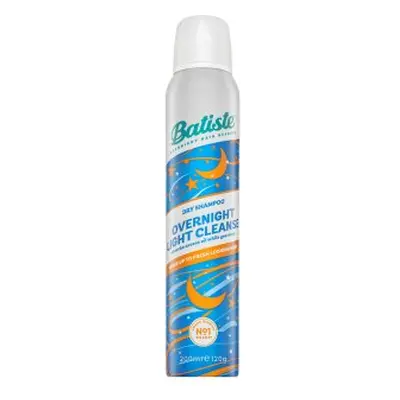 Batiste Overnight Light Cleanse suchý šampon pro rychle se mastící vlasy 200 ml