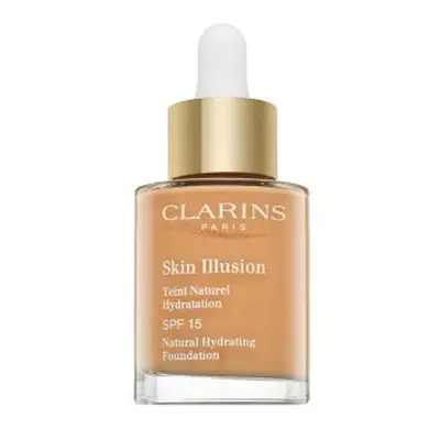 Clarins Skin Illusion Natural Hydrating Foundation tekutý make-up s hydratačním účinkem 107 Beig