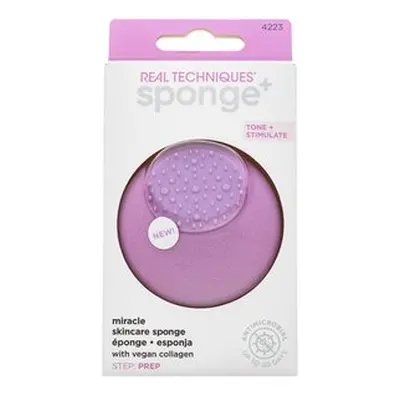 Real Techniques Sponge+ Miracle Skincare Sponge jemná exfoliační houbička na obličej a tělo