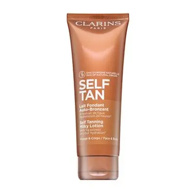 Clarins Self Tan Milky Lotion samoopalovací mléko na tělo a obličej 125 ml