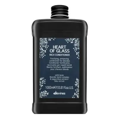 Davines Heart Of Glass Rich Conditioner posilující kondicionér pro blond vlasy 1000 ml