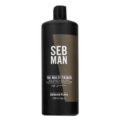 Sebastian Professional Man The Multi-Tasker 3-in-1 Shampoo šampon na vlasy, vousy i tělo 1000 ml