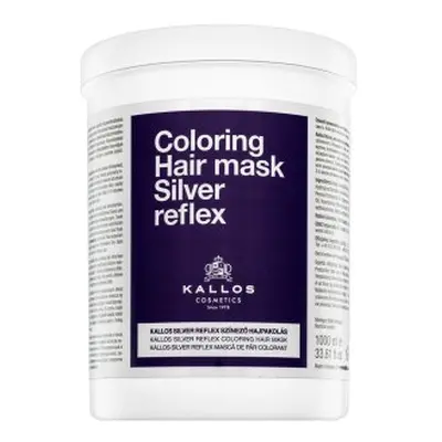 Kallos Silver Reflex Hair Mask neutralizující maska pro platinově blond a šedivé vlasy 1000 ml