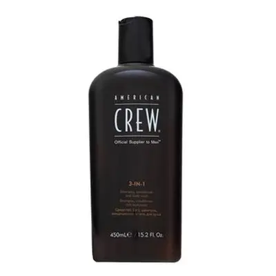 American Crew 3-in-1 šampon, kondicionér a sprchový gel pro každodenní použití 450 ml