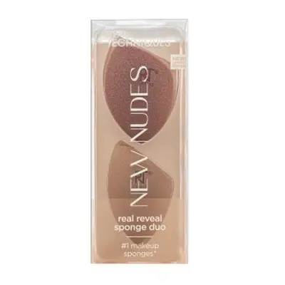 Real Techniques New Nudes Real Reveal Sponge Duo houbička na make-up