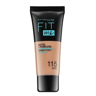 Maybelline Fit Me! Foundation Matte + Poreless tekutý make-up s matujícím účinkem 115 Ivory 30 m