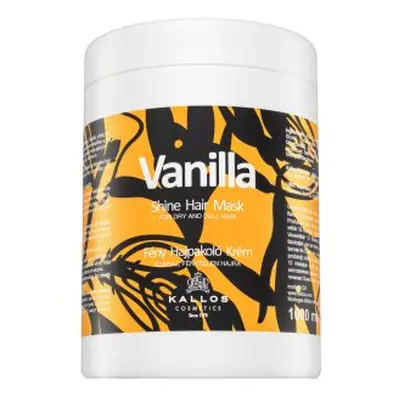 Kallos Vanilla Shine Hair Mask posilující maska pro hebkost a lesk vlasů 1000 ml