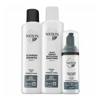 Nioxin System 2 Trial Kit sada proti vypadávání vlasů 150 ml + 150 ml + 40 ml