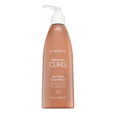 L’ANZA Healing Curls Butter Shampoo posilující šampon pro vlnité a kudrnaté vlasy 236 ml