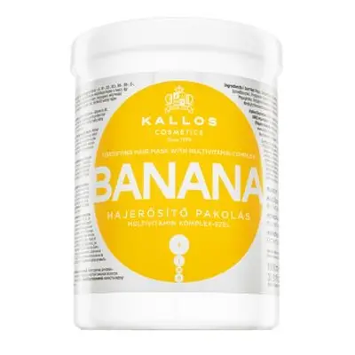 Kallos Banana Fortifying Hair Mask posilující maska pro oslabené vlasy 1000 ml