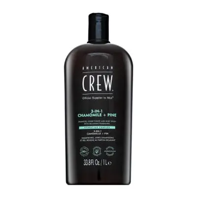 American Crew 3-in-1 Chamolie + Pine šampon, kondicionér a sprchový gel 1000 ml