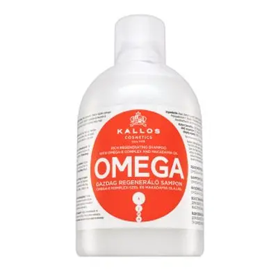 Kallos Omega Rich Regenerating Shampoo posilující šampon pro poškozené vlasy 1000 ml