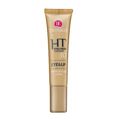 Dermacol Hyaluron Therapy 3D Eye & Lip Cream omlazující sérum obnovující hutnost pleti v okolí o