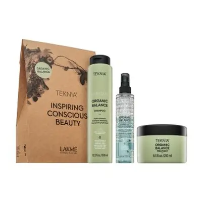 Lakmé Teknia Organic Balance Pack sada pro všechny typy vlasů 300 ml + 250 ml + 100 ml