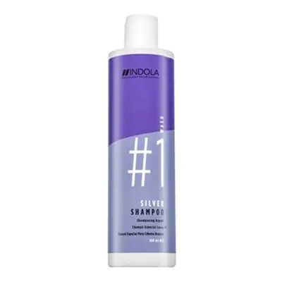 Indola Innova Color Silver Shampoo neutralizující šampon pro platinově blond a šedivé vlasy 300 