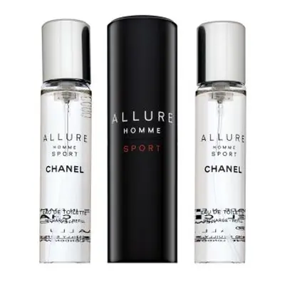 Chanel Allure Homme Sport - Refillable toaletní voda pro muže 3 x 20 ml