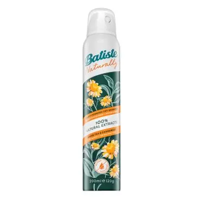 Batiste Naturally Green Tea & Chamomile suchý šampon pro rychle se mastící vlasy 200 ml