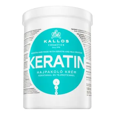 Kallos Keratin Hair Mask vyživující maska s keratinem 1000 ml