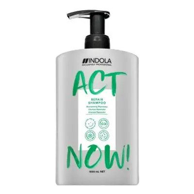 Indola Act Now! Repair Shampoo vyživující šampon pro suché a poškozené vlasy 1000 ml