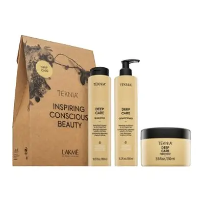 Lakmé Teknia Deep Care Pack sada pro poškozené vlasy 300 ml + 300 ml + 250 ml