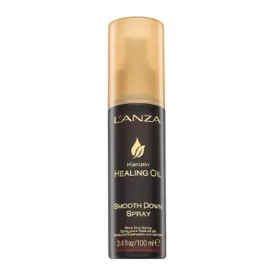 L’ANZA Keratin Healing Oil Smooth Down Spray stylingový sprej pro uhlazení a lesk vlasů 100 ml