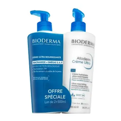 Bioderma Atoderm vyživující krém Ultra-Nourishing Moisturising Cream 2 x 500 ml