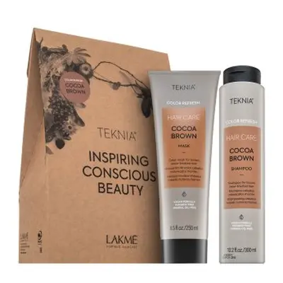 Lakmé Teknia Color Refresh Cocoa Brown Pack šampon + maska pro hnědé vlasy 300 ml + 250 ml