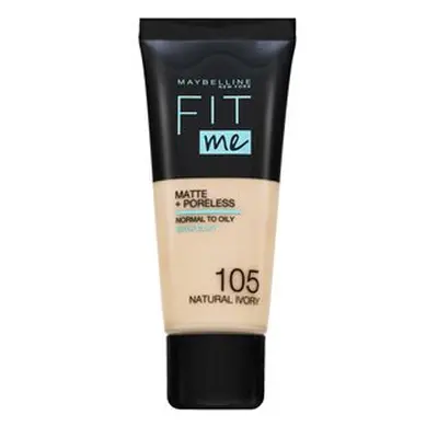 Maybelline Fit Me! Foundation Matte + Poreless tekutý make-up s matujícím účinkem 105 Natural Iv