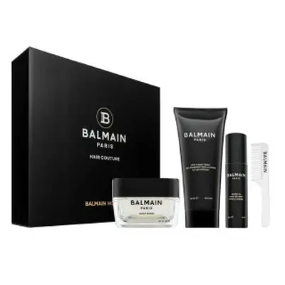 Balmain Homme Signature Men's Giftset dárková sada pro muže 200 ml + 30 ml + 100 g