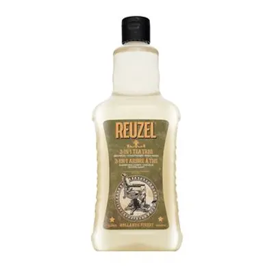 Reuzel 3-in-1 Tea Tree Shampoo šampon, kondicionér a sprchový gel 1000 ml