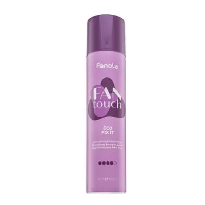 Fanola Fan Touch Eco Fix It Extra Strong Ecologic Lacquer lak na vlasy pro extra silnou fixaci 3