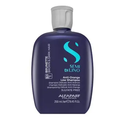 Alfaparf Milano Semi Di Lino Brunette Anti-Orange Low Shampoo neutralizující šampon pro hnědé od