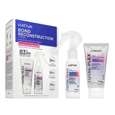 Kativa Bond Reconstruction System Total Plex vlasová kúra pro poškozené vlasy 70 ml + 60 ml