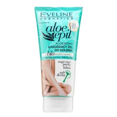 Eveline Aloe Epil Soothing Shaving Gel Aloe Vera gel na holení s hydratačním účinkem 175 ml