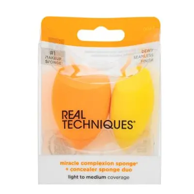 Real Techniques Miracle Complexion Sponge + Concealer Sponge Duo houbička na make-up