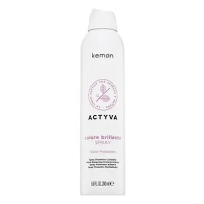 Kemon Actyva Colore Brilliante Spray ochranný sprej pro barvené vlasy 200 ml